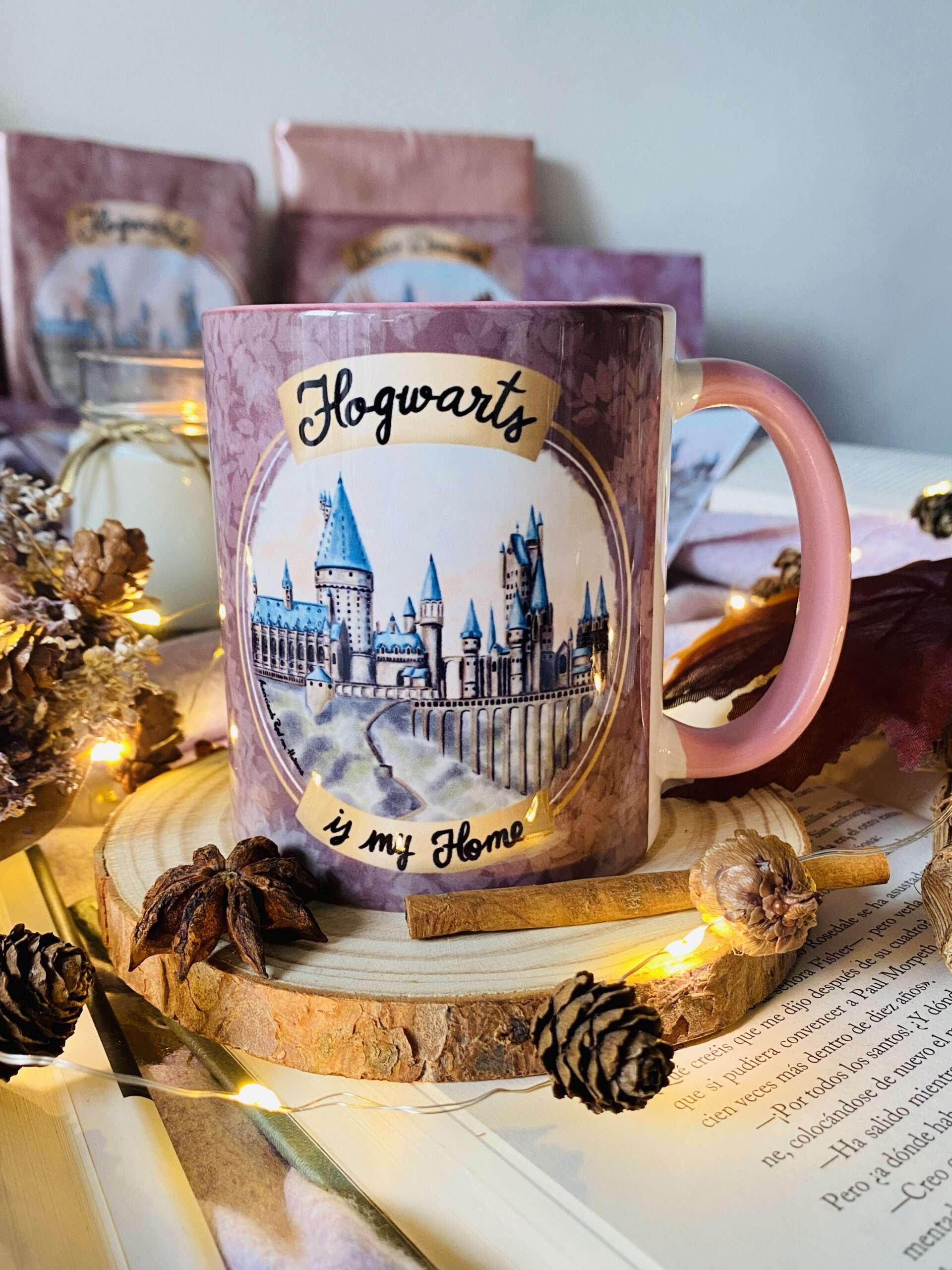 Taza Harry Potter Princesa Disney Hogwarts Personalizada